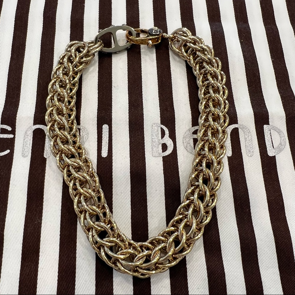 Henri Bendel “Chain Me Down” Necklace | Bold Gold Chain | Statement Chic - Picture 5 of 14